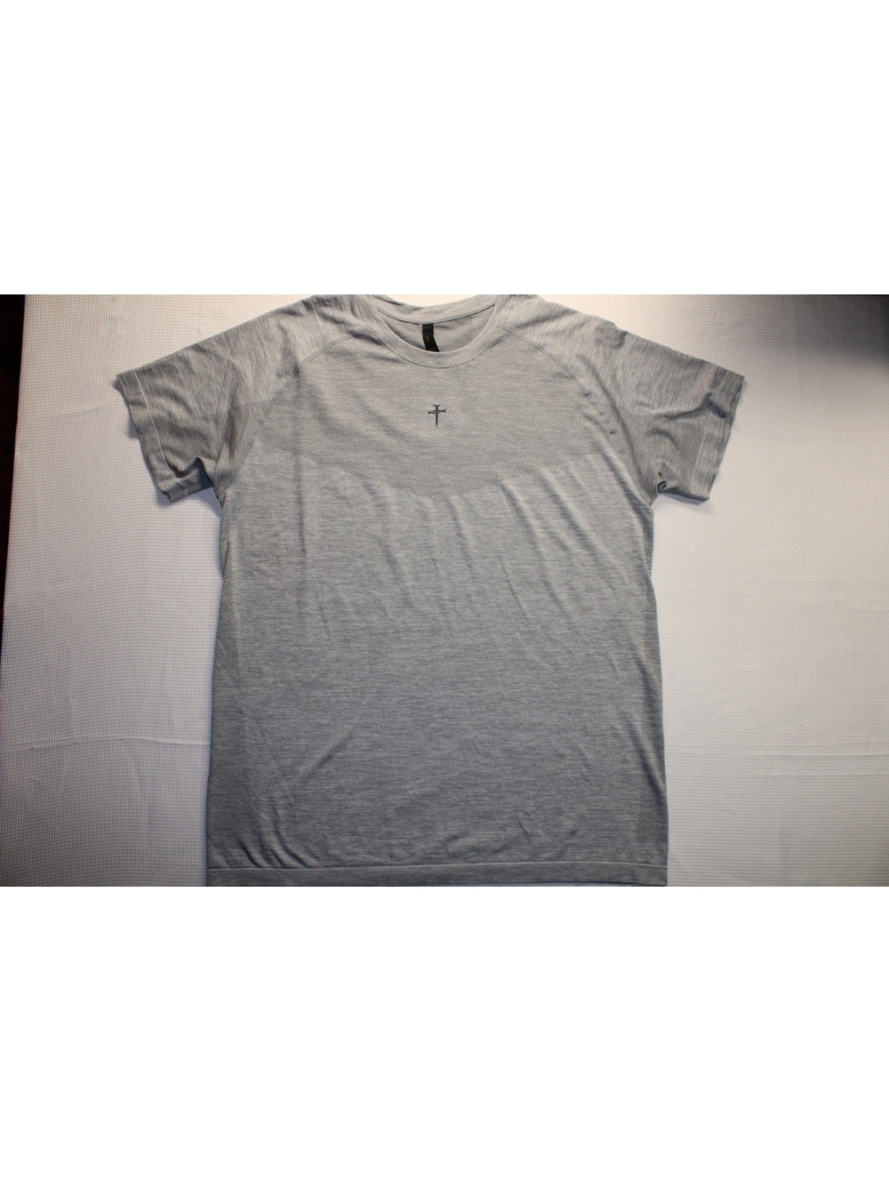 Three Nails Seamless 2.0 Performance Tee Grey Marl Cross Gym Shirt Men's XL